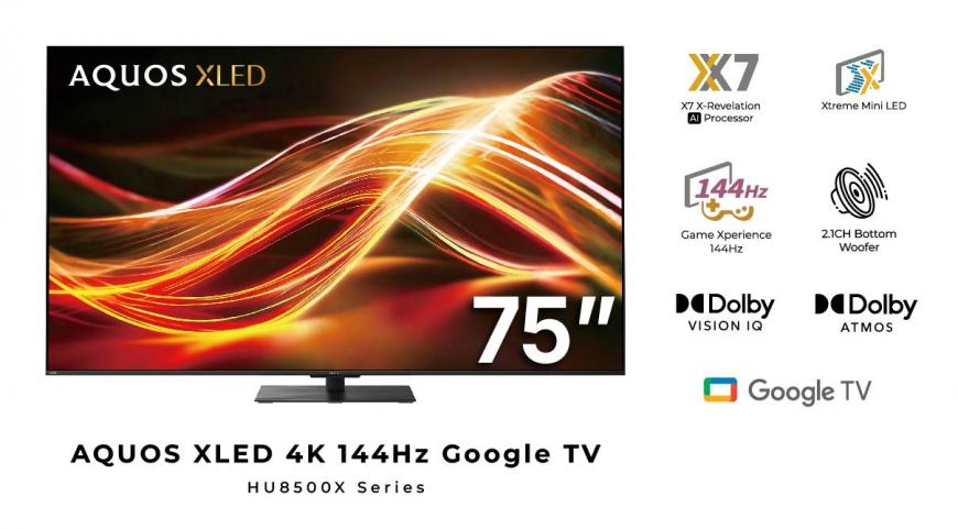 AQUOS XLED 75 Inch 4K UHD TV - 4TC75HU8500X | SHARP Malaysia